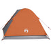Cort de camping cupolă 3 persoane, portocaliu, impermeabil - WALTI WALTI