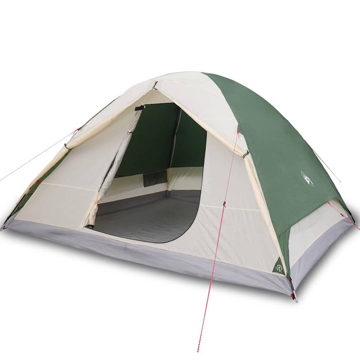 Cort de camping cupolă 6 persoane, verde, impermeabil - WALTI WALTI