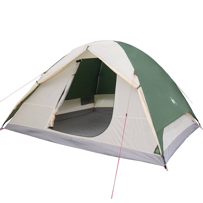 Cort de camping cupolă 6 persoane, verde, impermeabil - WALTI WALTI