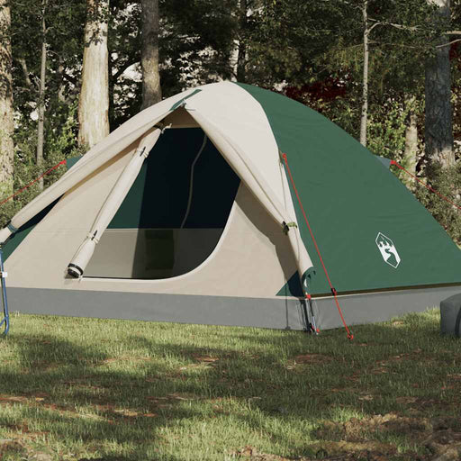 Cort de camping cupolă 6 persoane, verde, impermeabil - WALTI WALTI