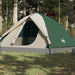 Cort de camping cupolă 6 persoane, verde, impermeabil - WALTI WALTI