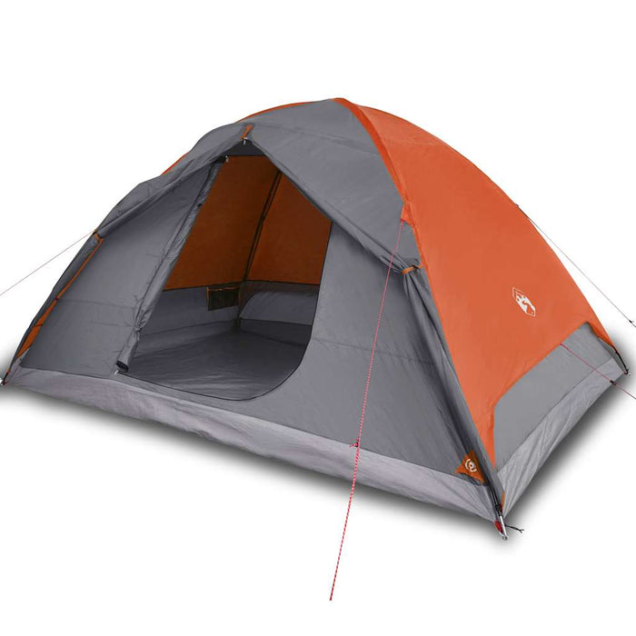 Cort de camping cupolă 6 persoane, portocaliu, impermeabil - WALTI WALTI