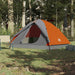 Cort de camping cupolă 6 persoane, portocaliu, impermeabil - WALTI WALTI