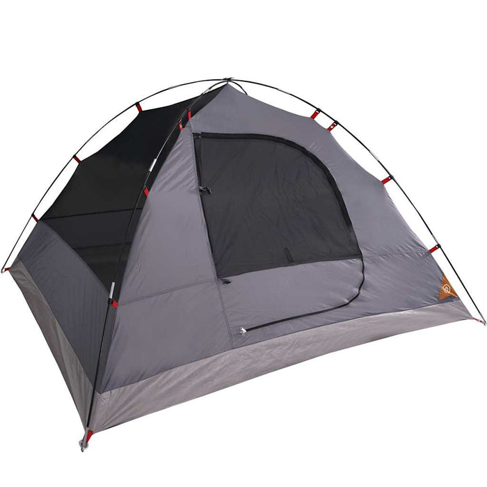 Cort de camping cupolă 6 persoane, portocaliu, impermeabil - WALTI WALTI