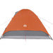 Cort de camping cupolă 6 persoane, portocaliu, impermeabil - WALTI WALTI