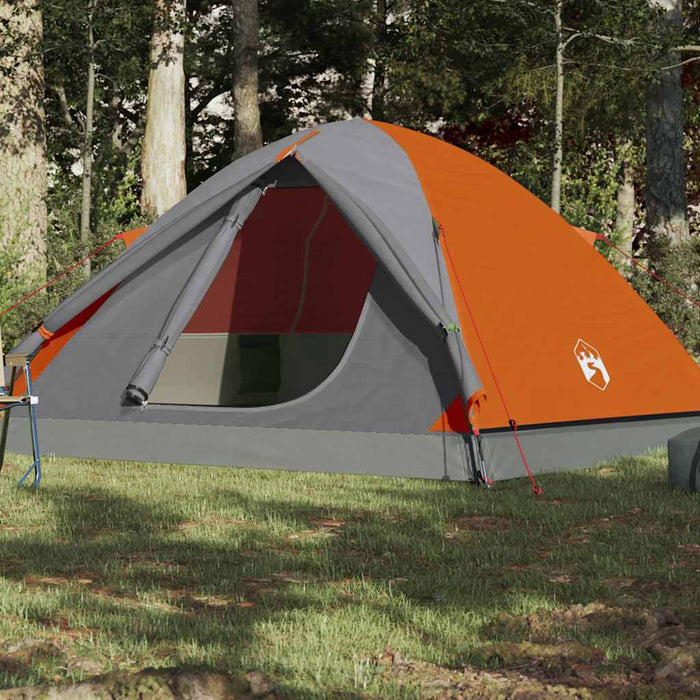 Cort de camping cupolă 6 persoane, portocaliu, impermeabil - WALTI WALTI