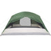 Cort de camping cu verandă 4 persoane, verde, impermeabil - WALTI WALTI