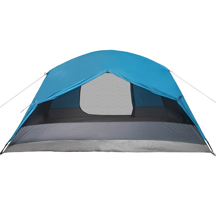 Cort de camping cu verandă 4 persoane, albastru, impermeabil - WALTI WALTI