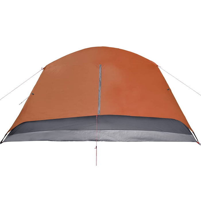 Cort de camping cu verandă 4 persoane, portocaliu, impermeabil - WALTI WALTI