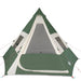 Cort de camping tipi pentru 7 persoane, verde, impermeabil - WALTI WALTI