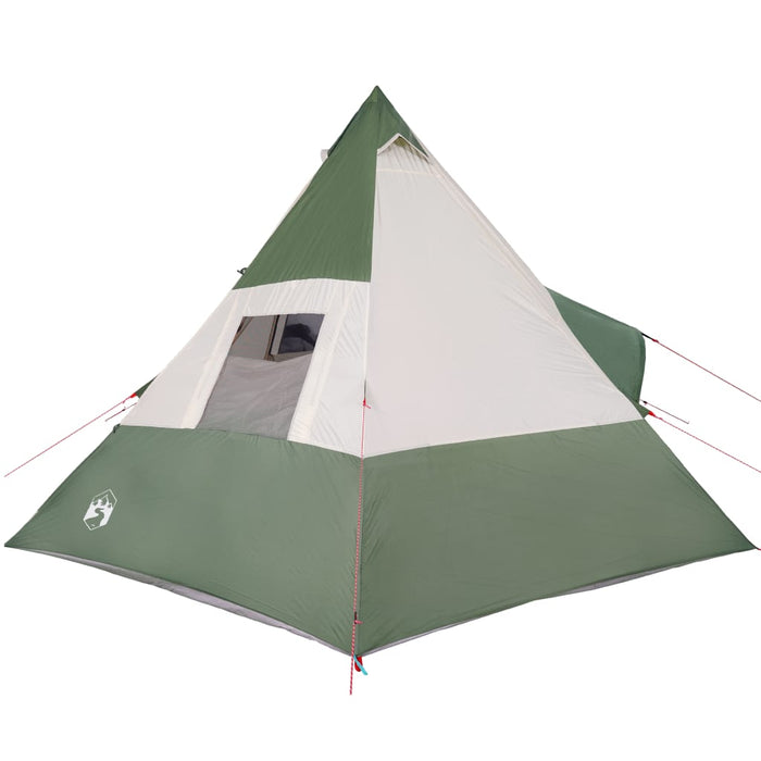 Cort de camping tipi pentru 7 persoane, verde, impermeabil - WALTI WALTI