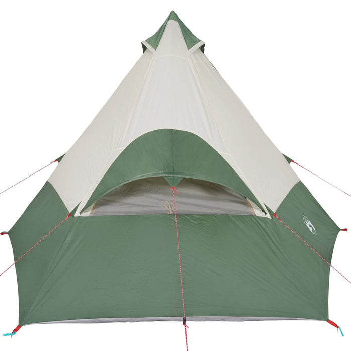 Cort de camping tipi pentru 7 persoane, verde, impermeabil - WALTI WALTI