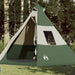 Cort de camping tipi pentru 7 persoane, verde, impermeabil - WALTI WALTI