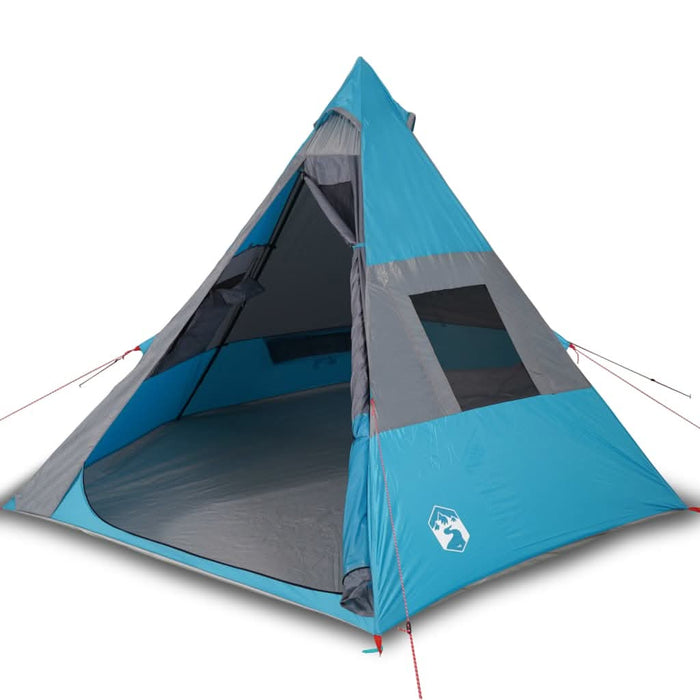Cort de camping tipi pentru 7 persoane, albastru, impermeabil - WALTI WALTI