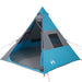 Cort de camping tipi pentru 7 persoane, albastru, impermeabil - WALTI WALTI