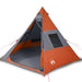 Cort de camping tipi pentru 7 persoane, portocaliu, impermeabil - WALTI WALTI