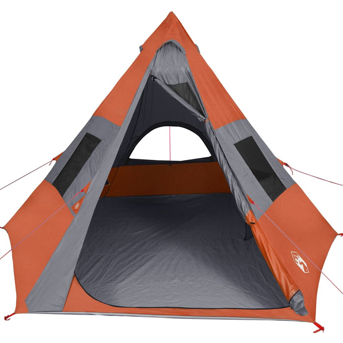 Cort de camping tipi pentru 7 persoane, portocaliu, impermeabil - WALTI WALTI