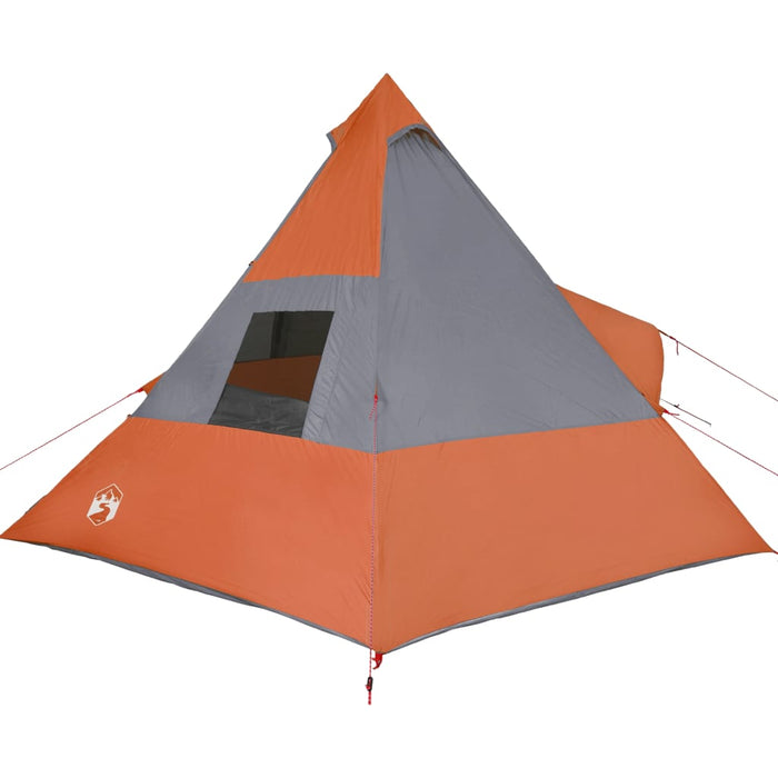 Cort de camping tipi pentru 7 persoane, portocaliu, impermeabil - WALTI WALTI