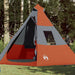Cort de camping tipi pentru 7 persoane, portocaliu, impermeabil - WALTI WALTI