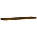 Rafturi perete 4 buc. stejar fumuriu 40x10x1,5 cm lemn compozit - WALTI WALTI