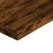 Rafturi perete 4 buc. stejar fumuriu 40x10x1,5 cm lemn compozit - WALTI WALTI