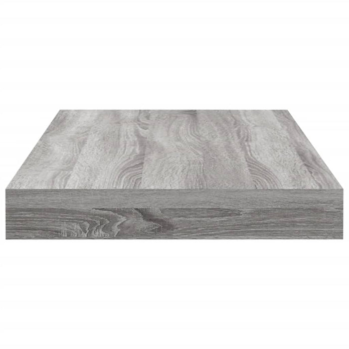 Rafturi de perete, 4 buc., gri sonoma, 40x10x1,5 cm, lemn - WALTI WALTI