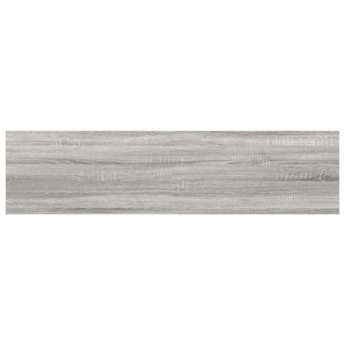 Rafturi de perete, 4 buc., gri sonoma, 40x10x1,5 cm, lemn - WALTI WALTI