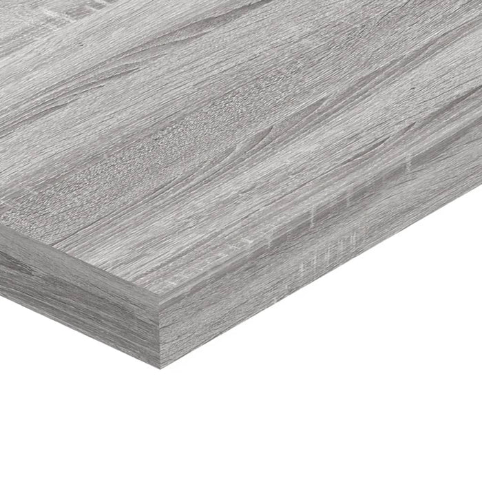 Rafturi de perete, 4 buc., gri sonoma, 40x10x1,5 cm, lemn - WALTI WALTI