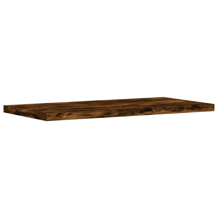 Rafturi perete 4 buc. stejar fumuriu 40x20x1,5 cm lemn compozit WALTI