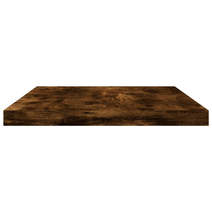 Rafturi perete 4 buc. stejar fumuriu 40x20x1,5 cm lemn compozit WALTI