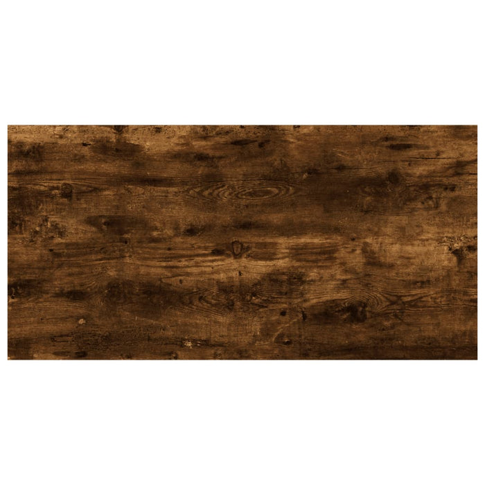 Rafturi perete 4 buc. stejar fumuriu 40x20x1,5 cm lemn compozit WALTI