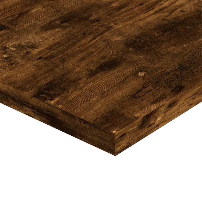 Rafturi perete 4 buc. stejar fumuriu 40x20x1,5 cm lemn compozit WALTI