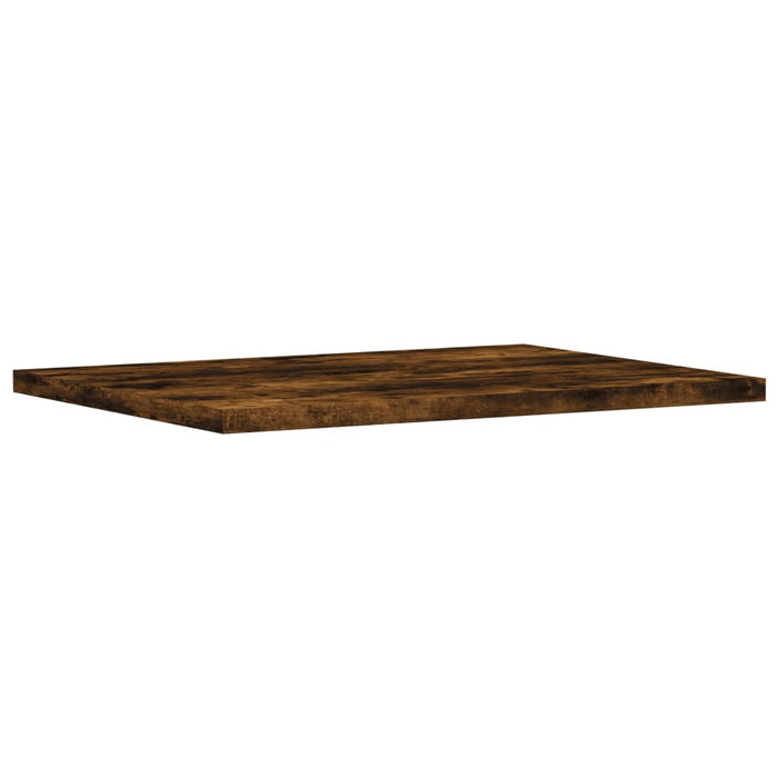 Rafturi perete 4 buc. stejar fumuriu 40x30x1,5 cm lemn compozit - WALTI WALTI