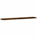 Rafturi perete 4 buc. stejar fumuriu 60x10x1,5 cm lemn compozit - WALTI WALTI