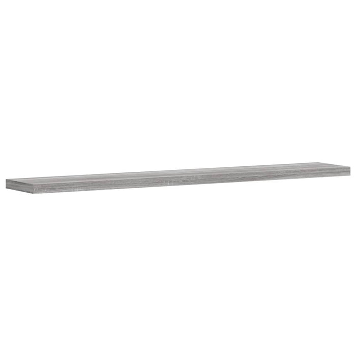 Rafturi de perete, 4 buc., gri sonoma, 60x10x1,5 cm, lemn - WALTI WALTI