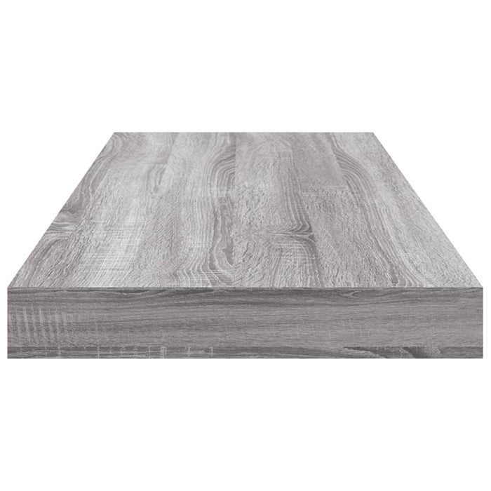 Rafturi de perete, 4 buc., gri sonoma, 60x10x1,5 cm, lemn - WALTI WALTI