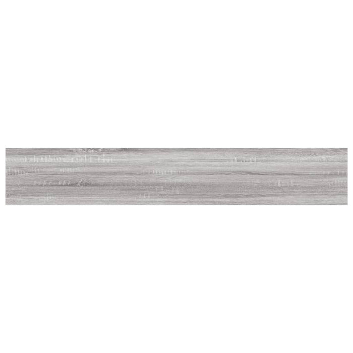 Rafturi de perete, 4 buc., gri sonoma, 60x10x1,5 cm, lemn - WALTI WALTI