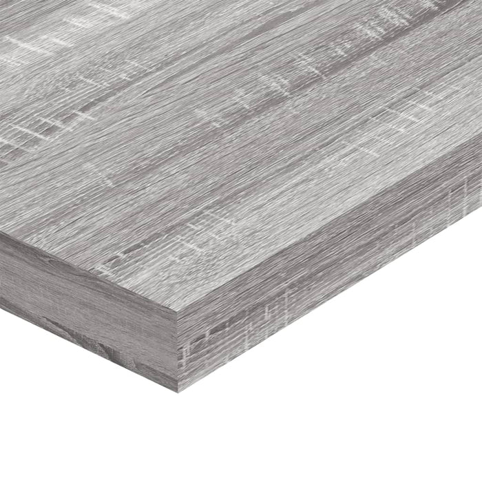 Rafturi de perete, 4 buc., gri sonoma, 60x10x1,5 cm, lemn - WALTI WALTI