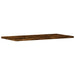 Rafturi perete 4 buc. stejar fumuriu 60x20x1,5 cm lemn compozit - WALTI WALTI