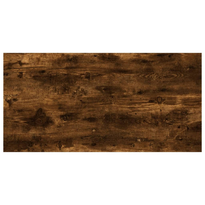 Rafturi perete 4 buc. stejar fumuriu 60x20x1,5 cm lemn compozit - WALTI WALTI