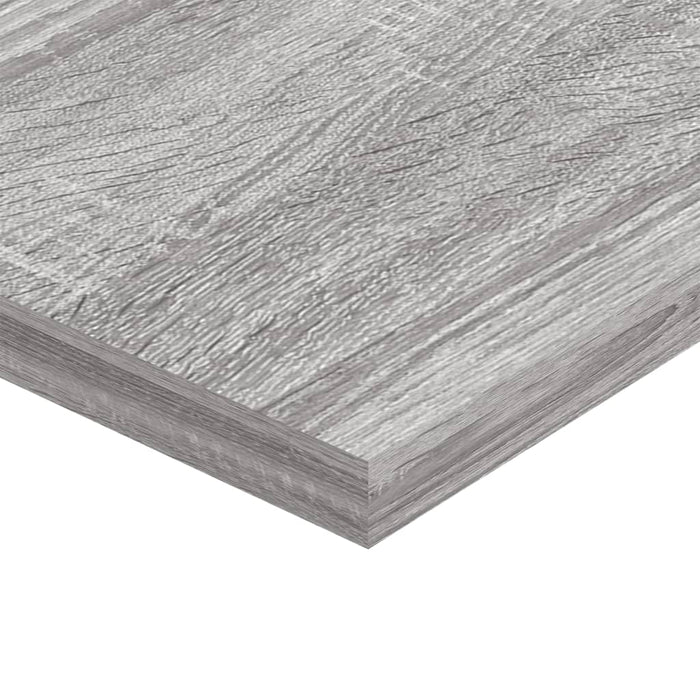 Rafturi de perete, 4 buc., gri sonoma, 60x20x1,5 cm, lemn - WALTI WALTI