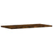 Rafturi perete 4 buc. stejar fumuriu 60x30x1,5 cm lemn compozit - WALTI WALTI
