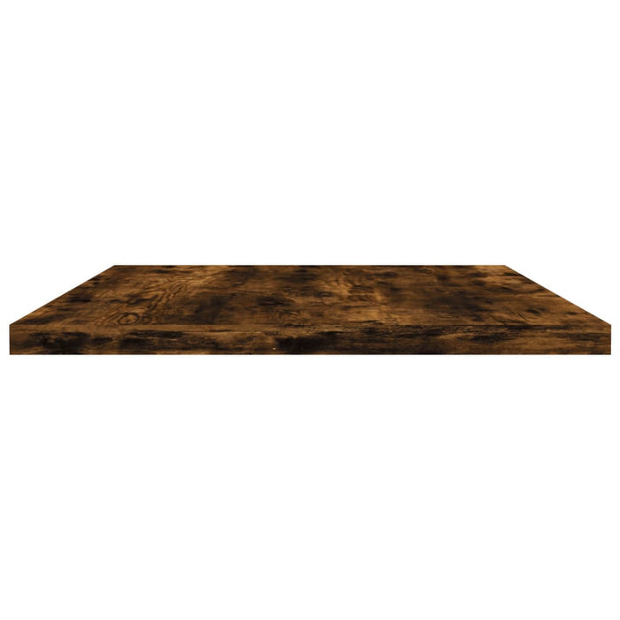 Rafturi perete 4 buc. stejar fumuriu 60x30x1,5 cm lemn compozit - WALTI WALTI