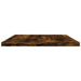 Rafturi perete 4 buc. stejar fumuriu 60x30x1,5 cm lemn compozit - WALTI WALTI