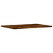 Rafturi perete 4 buc. stejar fumuriu 60x40x1,5 cm lemn compozit - WALTI WALTI