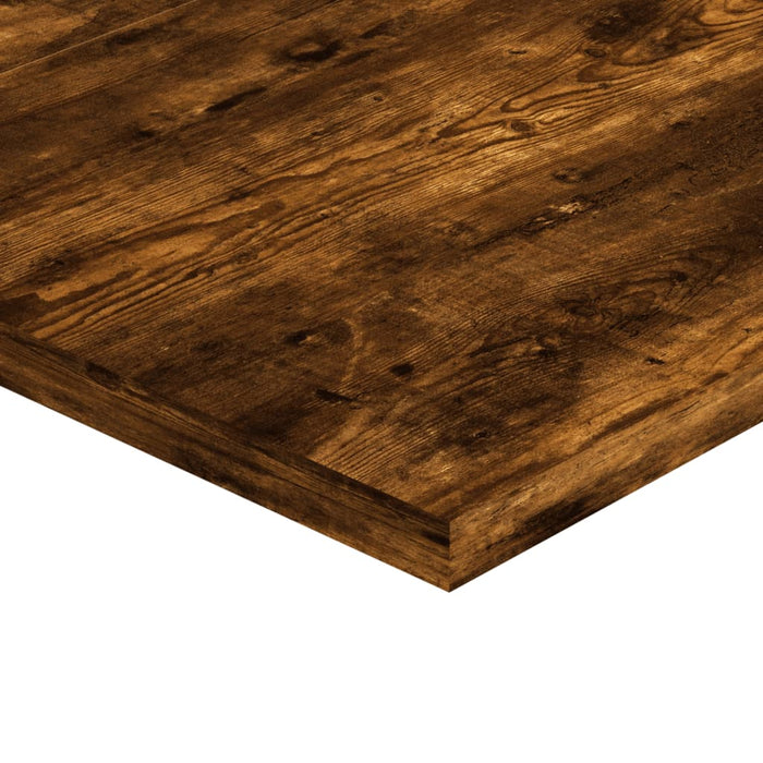 Rafturi perete 4 buc. stejar fumuriu 60x40x1,5 cm lemn compozit - WALTI WALTI