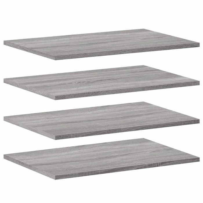 Rafturi de perete, 4 buc., gri sonoma, 60x40x1,5 cm, lemn - WALTI WALTI