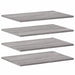 Rafturi de perete, 4 buc., gri sonoma, 60x40x1,5 cm, lemn - WALTI WALTI
