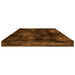 Rafturi perete 4 buc. stejar fumuriu 80x20x1,5 cm lemn compozit - WALTI WALTI