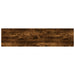 Rafturi perete 4 buc. stejar fumuriu 80x20x1,5 cm lemn compozit - WALTI WALTI